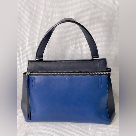 Celine edge medium calf hair leether shoulder bag - Picture 1 of 17